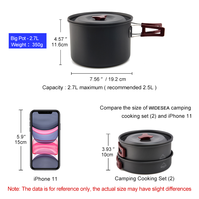 Widesea-Juego de utensilios de - Quechua Camping Cooking Set reseña y precio