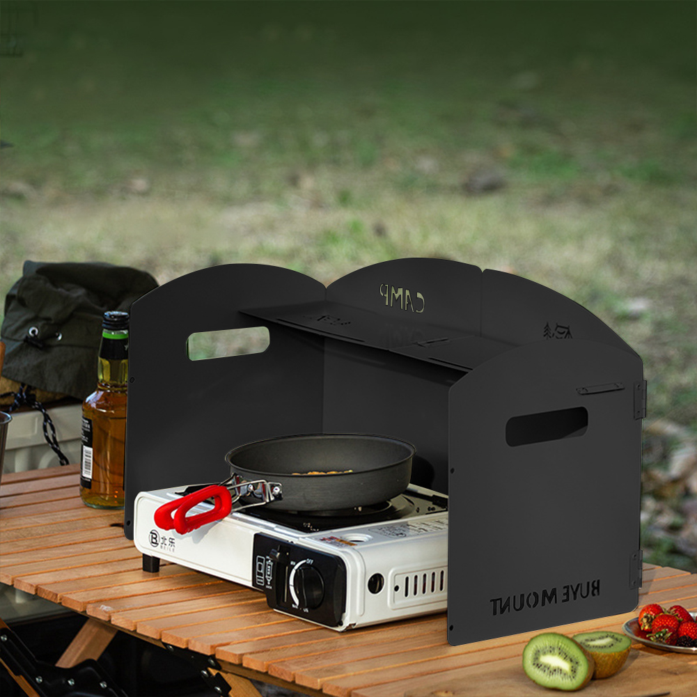 Parabrisas plegable para estuf - Camping Cooking Windscreen reseña y precio