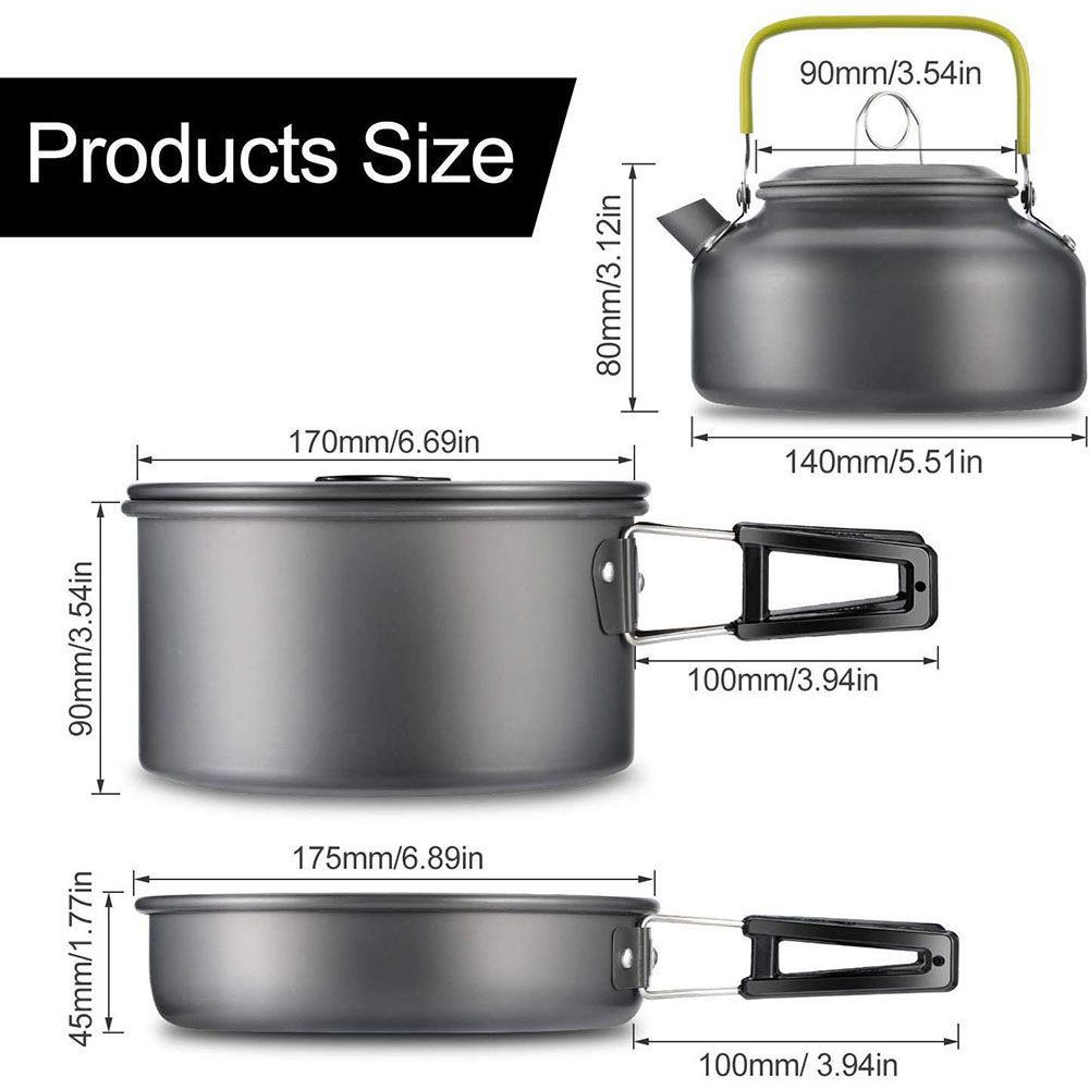 Juego de utensilios de cocina  - Camping Cooking Kit reseña y precio