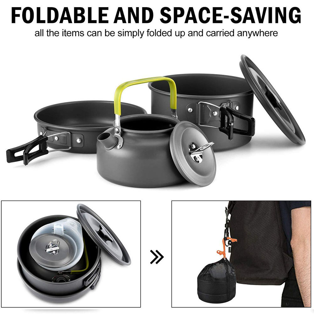 Juego de utensilios de cocina  - Camping Cooking Kit reseña y precio