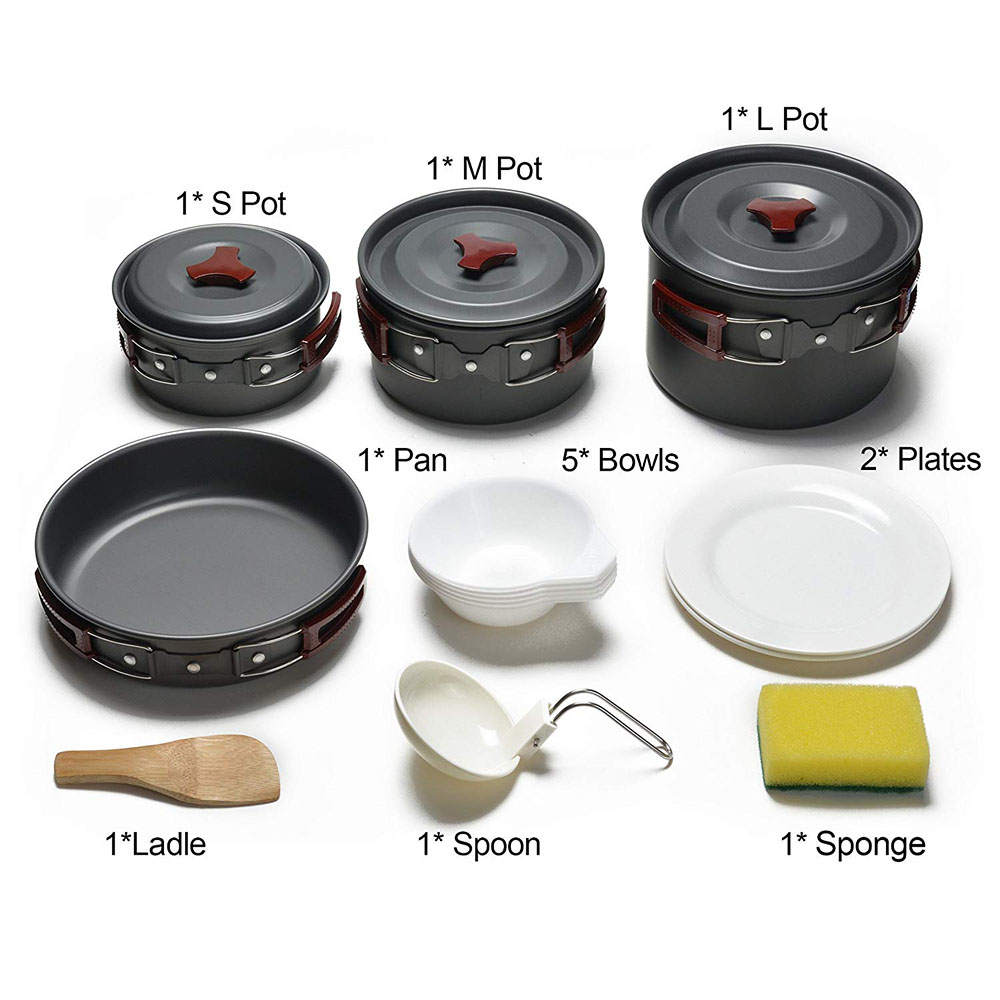 Kit de utensilios de cocina pa - Camping Cooking Unit reseña y precio