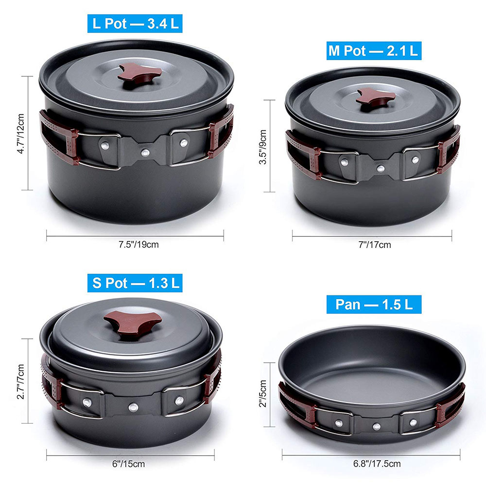 Kit de utensilios de cocina pa - Camping Cooking Unit reseña y precio