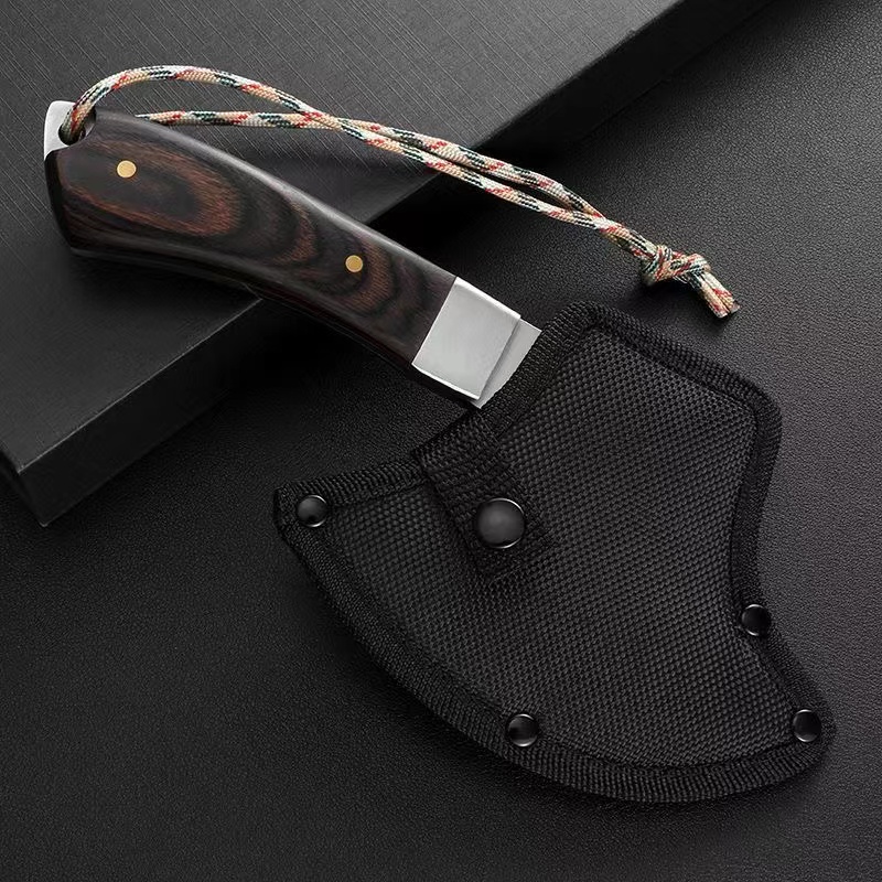 Hacha de corte en madera portá - Camping Cooking Knives reseña y precio