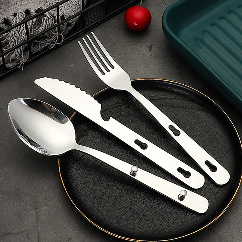 Juego de 3 piezas de cubiertos - Quechua Camping Cooking Set reseña y precio