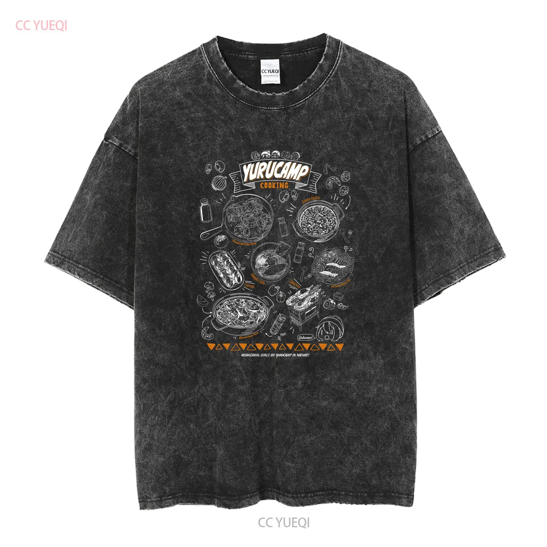 Camiseta Yuru Camp Yurucan Coo - Japan Camping Cooking reseña y precio