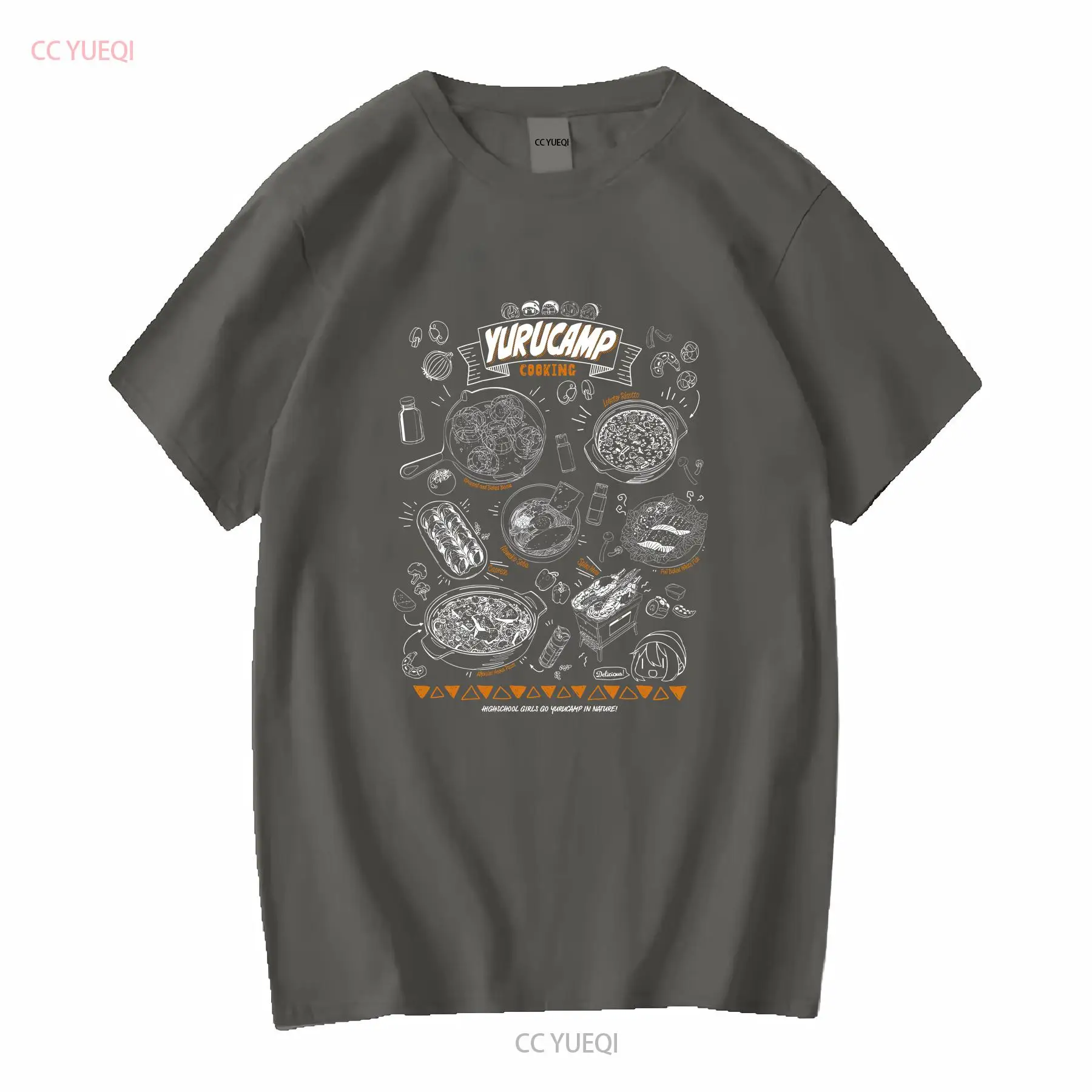 Camiseta Yuru Camp Yurucan Coo - Japan Camping Cooking reseña y precio