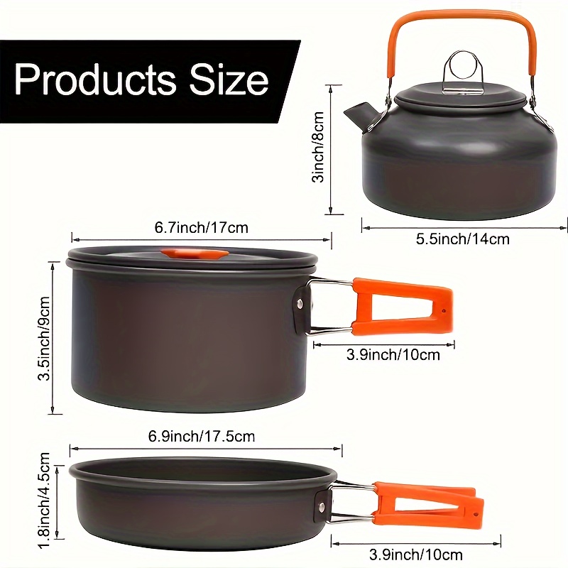 Juego de utensilios de cocina  - Camping Cooking Equipment Bag reseña y precio