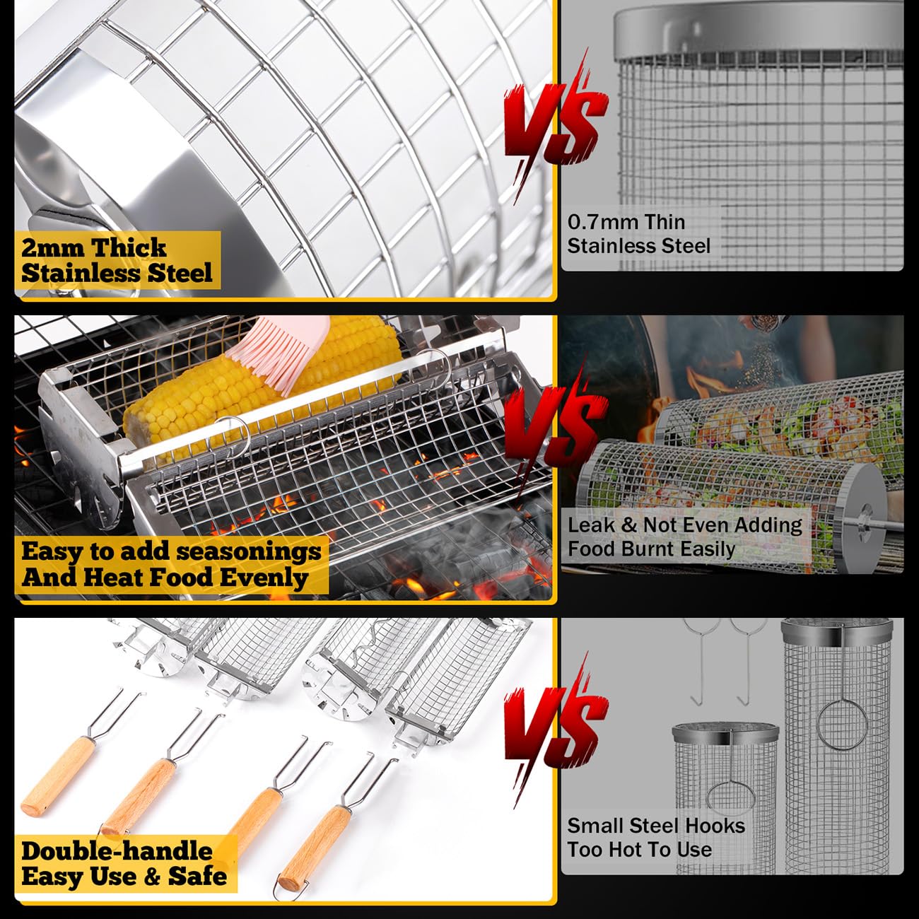 BUYYES-cesta rodante para parr - Camping Cooking Youtube reseña y precio